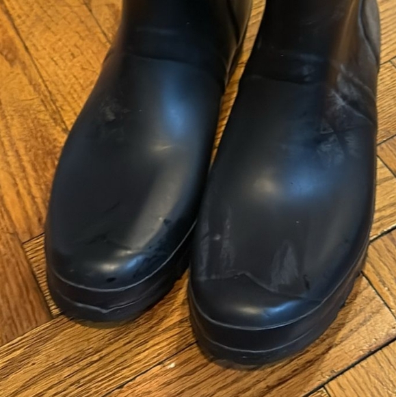 Hunter Black Tall Rain Boots main image 12